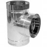 Тройник для дымохода нерж/нерж Версия Люкс 87° D-300/360 толщ. 0,8 мм