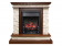 Электрокамин Calgary standard с очагом Fobos FX Brass с очагом Majestic FX M Brass/Black